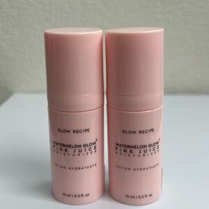 2 X GLOW RECIPE Watermelon Glow Pink Juice Moisturizer Hydrating 0.3 fl. oz.